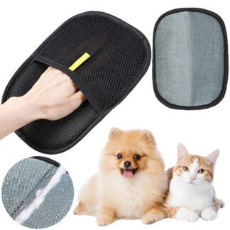 Pet Deshedding Glove — Dual-Sided Hair Remover Mitt