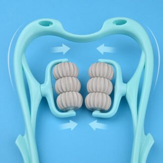 Cervical Neck & Shoulder Massager — 6-Roller Relief Tool