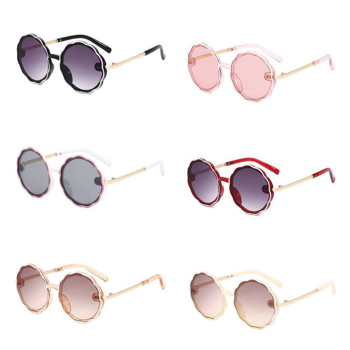 Retro Wave Round Sunglasses