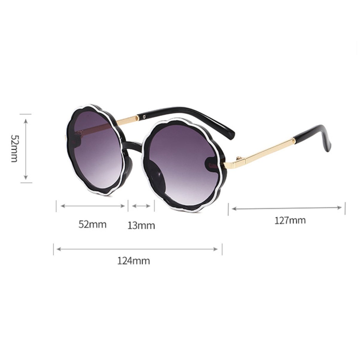 Retro Wave Round Sunglasses — Vintage 70s Style - Image 7