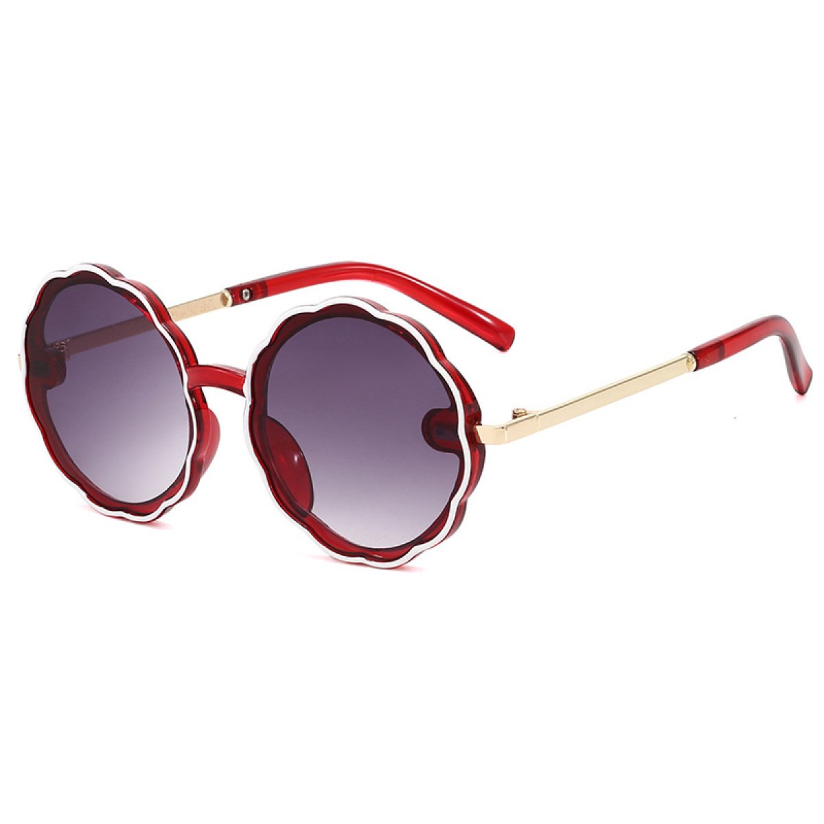 Retro Wave Round Sunglasses — Vintage 70s Style - Image 4
