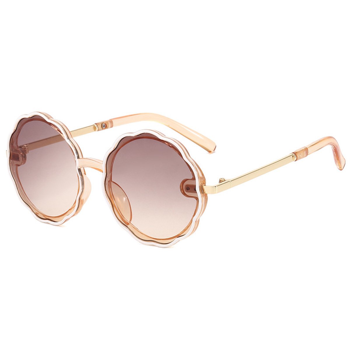 Retro Wave Round Sunglasses — Vintage 70s Style - Image 3